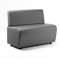 Диван "Бафф" Экокожа серая