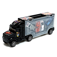 Грузовик "Автовоз", с 4 машинками  МИКС