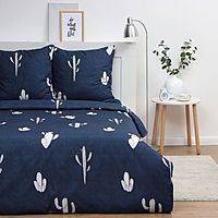 КПБ Экономь и Я дуэт "Кактусы" 143*215см-2шт,215*220см,70*70см-2шт, полисатин,80г/м²