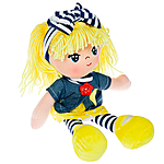 Кукла мягкая Вика 26 см желтые волосы Oly ВВ4995