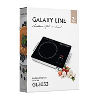 Плитка индукционная Galaxy LINE GL 3033, 2000 Вт, 1 конфорка, таймер, чёрная