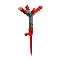 Распылитель 4 лопасти под шланг 1/2" 3/4" ABS-пластик 28 см.