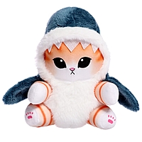 Мягкая игрушка "Котик-акула", 25 см