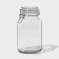 Банка для сыпучих продуктов 1500 мл "Прозрачная"