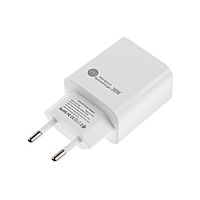 Сетевое зарядное устройство LuazON LZZ-22, USB, Type-C, 2 А, белое