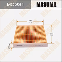 Фильтр салонный Masuma MC-231