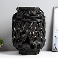 Настольная лампа "Арона" Е27 15Вт черный 21х21х30 см