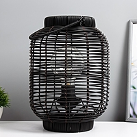 Настольная лампа "Бурмис" Е27 15Вт черный 22х22х30 см