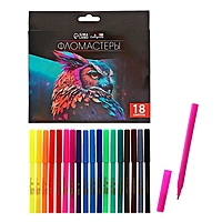 Фломастеры 18 цветов в картонной коробке TOP Calligrata
