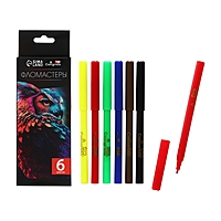Фломастеры 6 цветов в картонной коробке TOP Calligrata