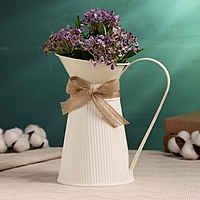 Кашпо "Кувшин Гленн" белый, 12х12х20см