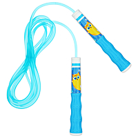 Скакалка детская "Пушик", цвет голубой