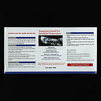 Комплект для химической полировки фар авто