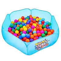 Шарики для сухого бассейна с рисунком, диаметр шара 7,5 см, набор 150 штук, разноцветные