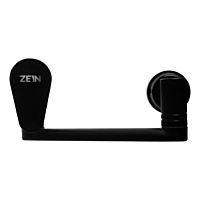 Смеситель для раковины ZEIN Z3509, поворотный излив 360°, картридж 35 мм, латунь, черный