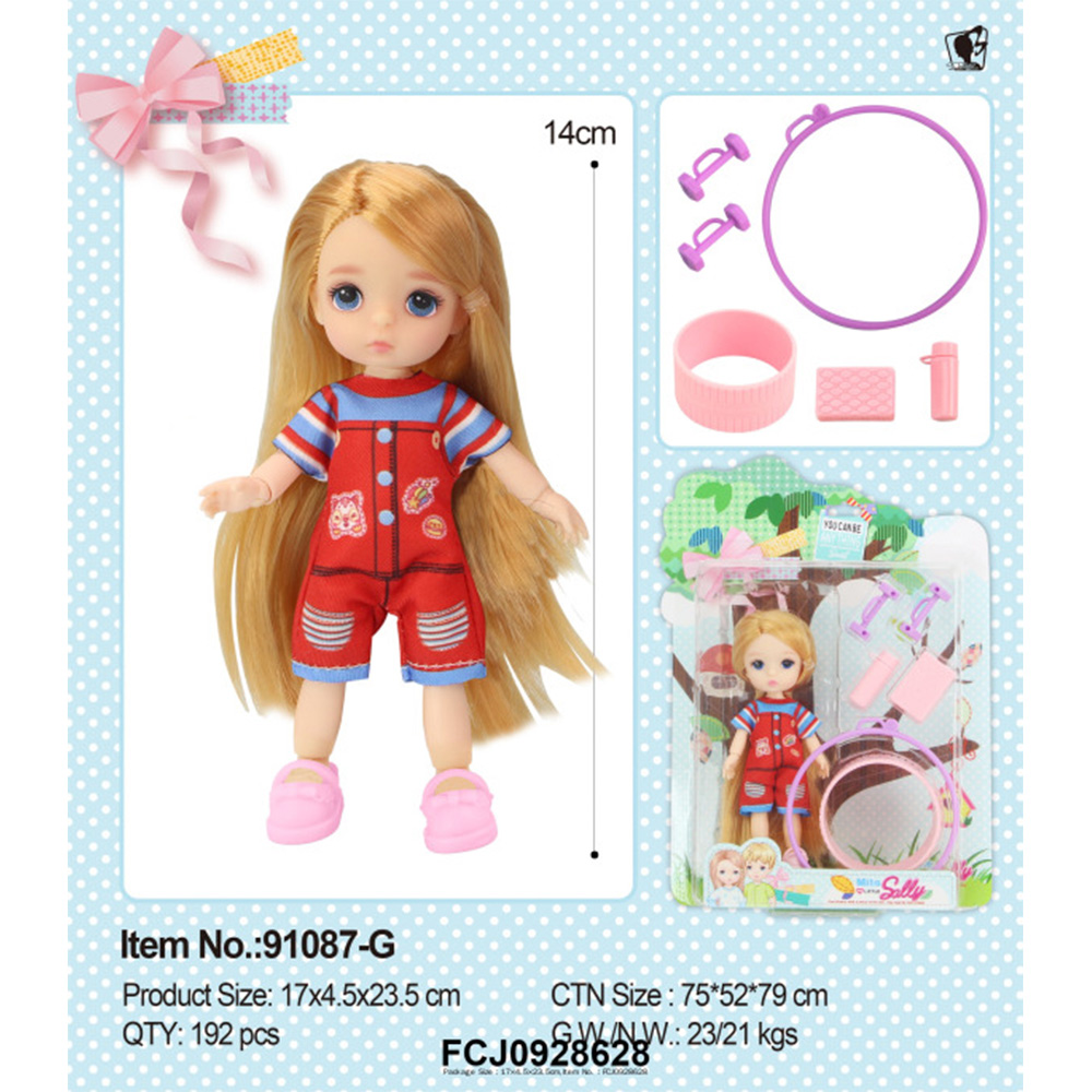 Кукла-малышка спортсменка Sally 91087-G на блистере