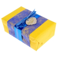 Набор для упаковки подарка "Контраст" (бумага упаковочная+декор)