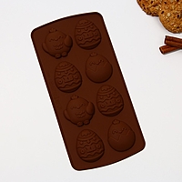 Силиконовая форма для выпечки "Светлой Пасхи!", 10.6 х 20.7 см