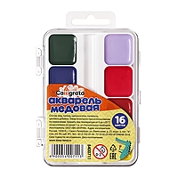 Акварель 16цв пластик, Calligrata, европодвес