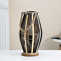Настольная лампа "Джая" Е27 15Вт черный 20х20х38 см