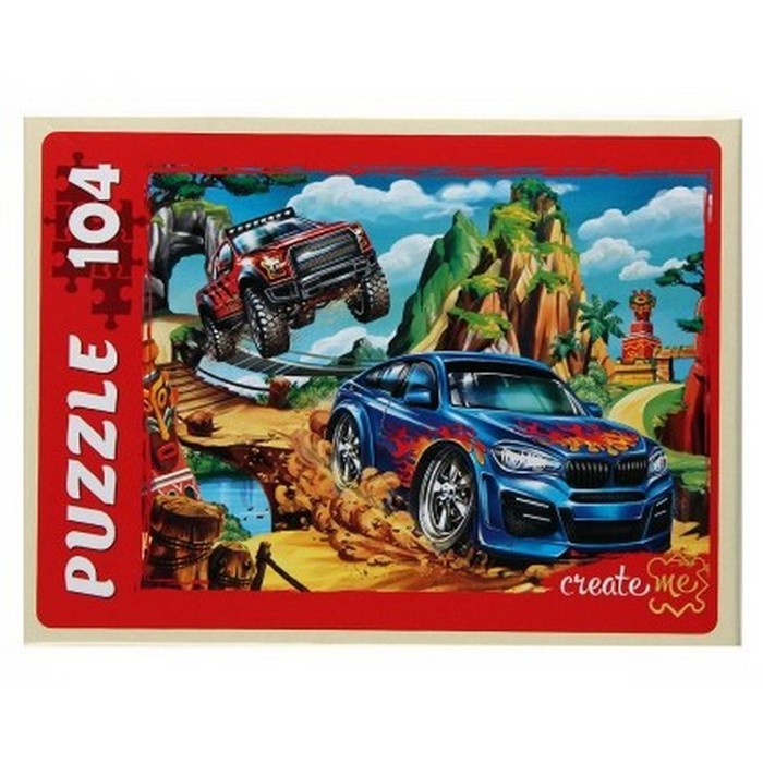 Пазл Крутые машинки №4 104 элемента П104-4883