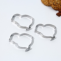 Набор форм для вырезания печенья "Цыплята", 6.8 х 7 х 1.3 см