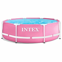 Бассейн каркасный Pink Frame Pool 244х76см 28290 INTEX