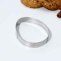 Форма для вырезания печенья "Яйцо", 4.5 х 6.5 х 1.3 см