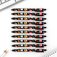 Автоматическая матовая шариковая ручка "Котики", 0,7 мм