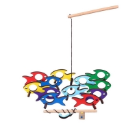 Игра "Поймай-ка. Рыбки", удочка с крючком