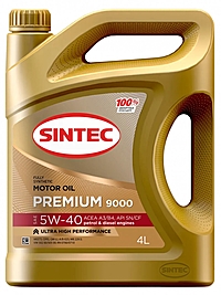 Масло моторное Sintec Premium 9000 5W-40 A3/B4 4 л синт.
