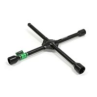 Ключ балонный АвтоDело 30817 крестовой 17, 19, 21, 22 усиленный, черный, лак