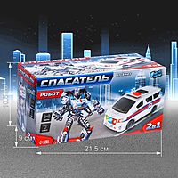Робот «Спасатель», трансформируется, световые и звуковые эффекты