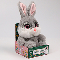 Мягкая игрушка "Зайчик" серый