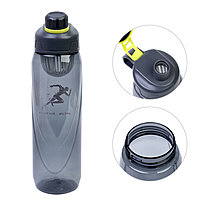 Бутылка для воды "Движение - жизнь", 1 л, черная