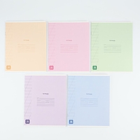 Тетрадь 12 листов в косую линейку "Минимализм", обложка мелованный картон, блок №1, 5 видов МИКС   1