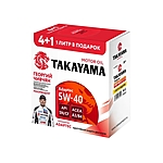 Масло моторное Takayama Adaptec 5W-40 4+1 л синт. Акция!