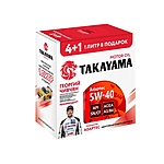 Масло моторное Takayama Adaptec 5W-40 4+1 л синт. Акция!