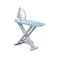 Набор игровой "Утюжок №3 с гладильной доской" серо-голубой (в сеточке) 67453