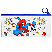 Пенал мягкий 1 отд. плоский 100*210 мм ПВХ, Человек-паук