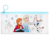 Пенал мягкий 1 отд. плоский 100*210 мм ПВХ, Холодное сердце