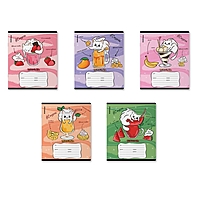 Тетрадь 18 листов в линейку ErichKrause "Смузит", обложка мелованный картон, МИКС