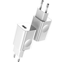 Зарядное устройство Baseus BX02 Quick Charger USB, 3A, 24W, белый