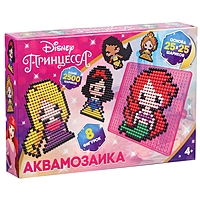 Аквамозаика "Рапунцель,Белоснежка,Ариэль", Принцессы, 8 карточек