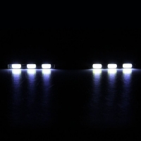 Дневные ходовые огни TORSO DRL-3-3, 3 LED-COB, 30 Вт, 12 В, 2 шт., металл, корпус черный