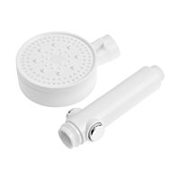 Лейка для душа ZEIN Z3540, d=90 мм, 5 режимов, кнопка «стоп», съёмный верх, белая