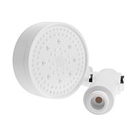 Лейка для душа ZEIN Z3540, d=90 мм, 5 режимов, кнопка «стоп», съёмный верх, белая