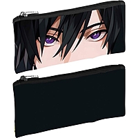 Пенал мягкий, 1 отделение, 108 х 205 мм, плоский, Calligrata ПМП 01-20 "Взгляд"