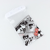 Водонепроницаемый чехол "Аниме" черно белое, 12 х 21 см