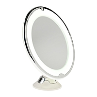 Зеркало Luazon KZ- 13, подсвтека, настенное, 18 диодов, 3 режима свечения, от батареек 3*ААА